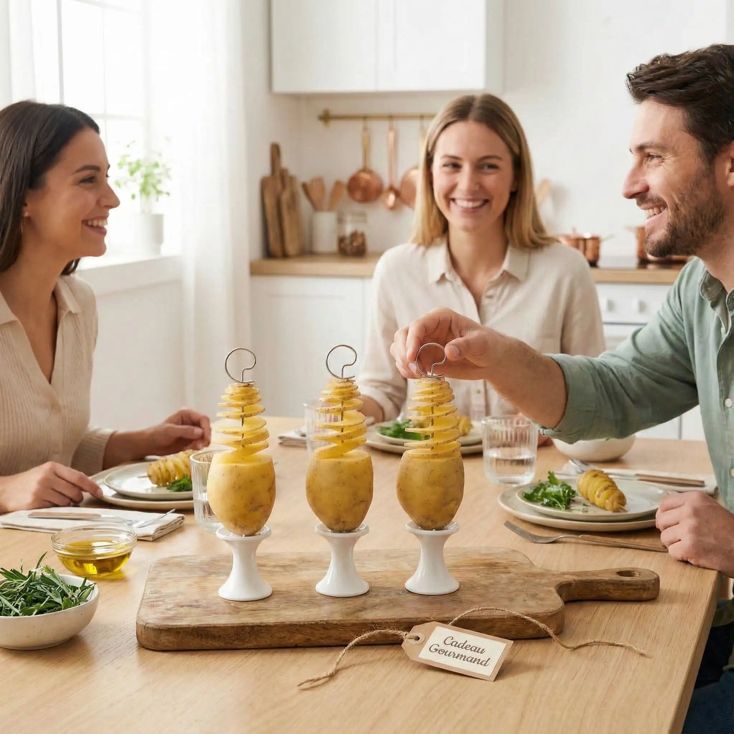 Trois coupe légumes SpiraChef pour le prix de deux que vous offrez à vos amies
