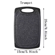 Planche à découper de petite taille affichant les mesures