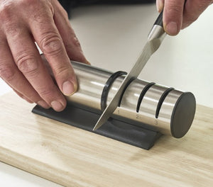AIGUISEUR COUTEAU PROFESSIONNEL | 3 FENTES: CÉRAMIQUE, TUNGSTÈNE, ACIER