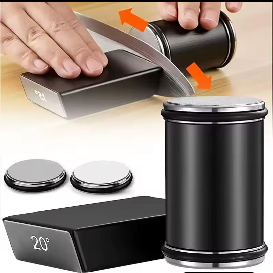 Démonstation du mouvement va-et-vient à faire avec le rouleau, et image de l'ensemble complet avec les 2 disques