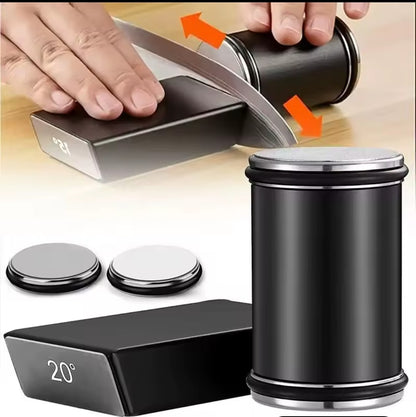 Démonstation du mouvement va-et-vient à faire avec le rouleau, et image de l'ensemble complet avec les 2 disques