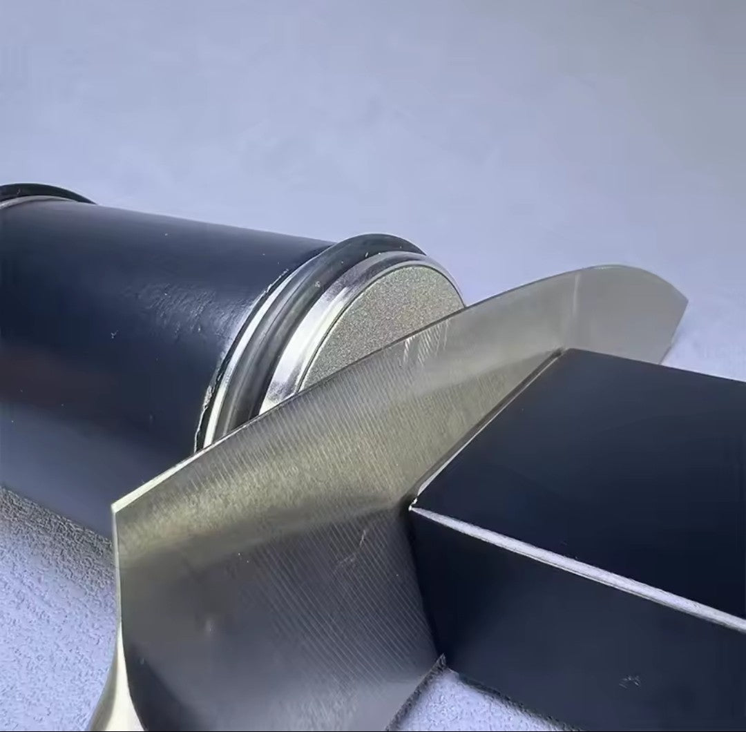 aiguiseur couteau roulant vue de près
