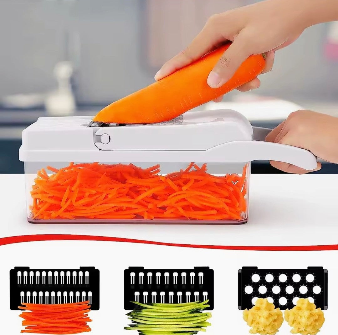 Coupe légumes multifonctions RapidCut, type de coupe en juliennes selon les lames