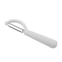Econome et sa poignée ergonomique en abs blanc, montré sur fond blanc.