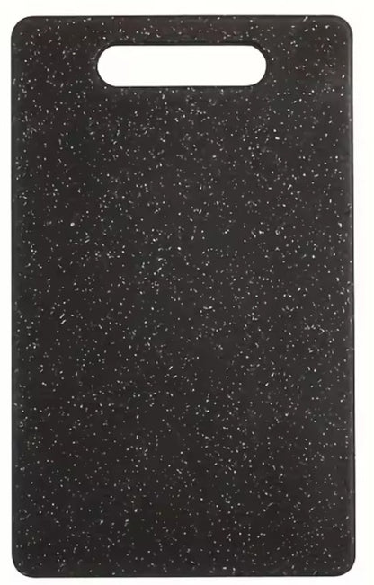 Image de la petite planche à découper imitation marbre noir sur fond blanc